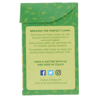 Tetley Green Tea Lemon Tea Bags x50 - UK Food & Drink - 5000208065103