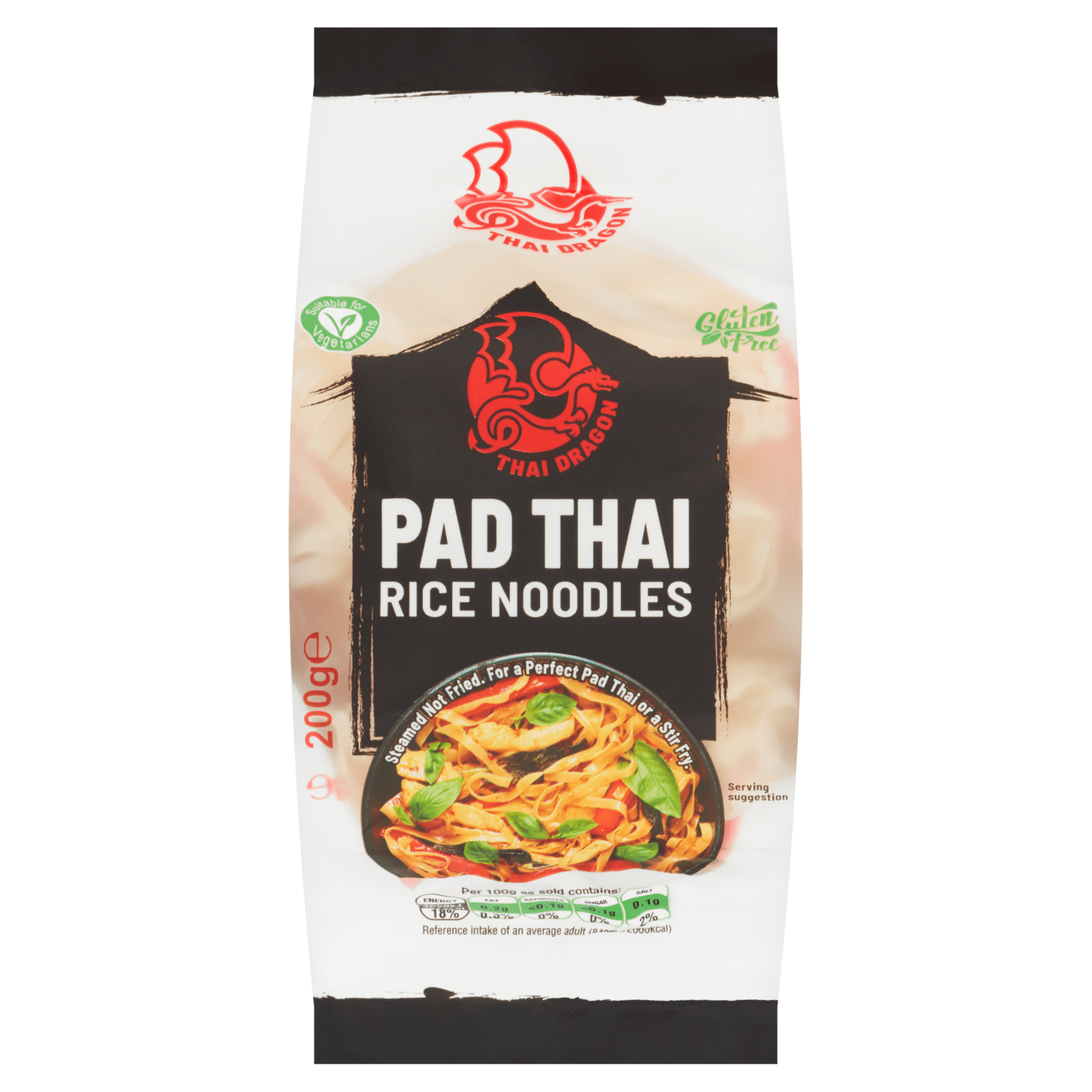 Thai Dragon Pad Thai Rice Noodles 200g - UK Food & Drink - 5020580019686