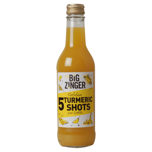 The Big Zinger 5 Golden Turmeric Shots 330ml - UK Food & Drink - 5020934008120