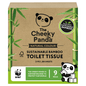 The Cheeky Panda 9 Natural Colour Sustainable Bamboo Toilet Tissue Rolls 112g - UK Food & Drink - 5060561631209