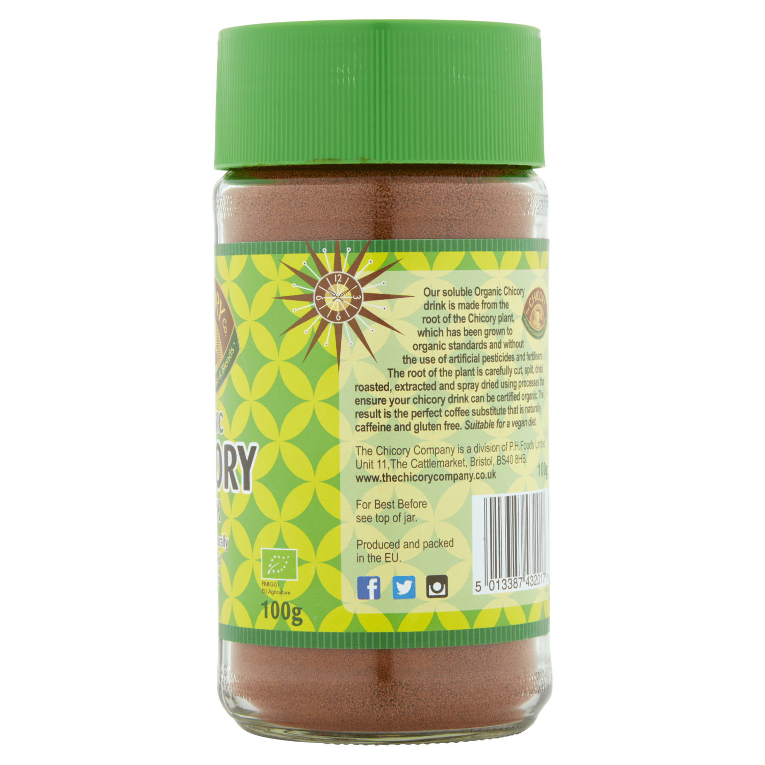 The Chicory Co. Organic Chicory Drink 100g - UK Food & Drink - 5013387432017