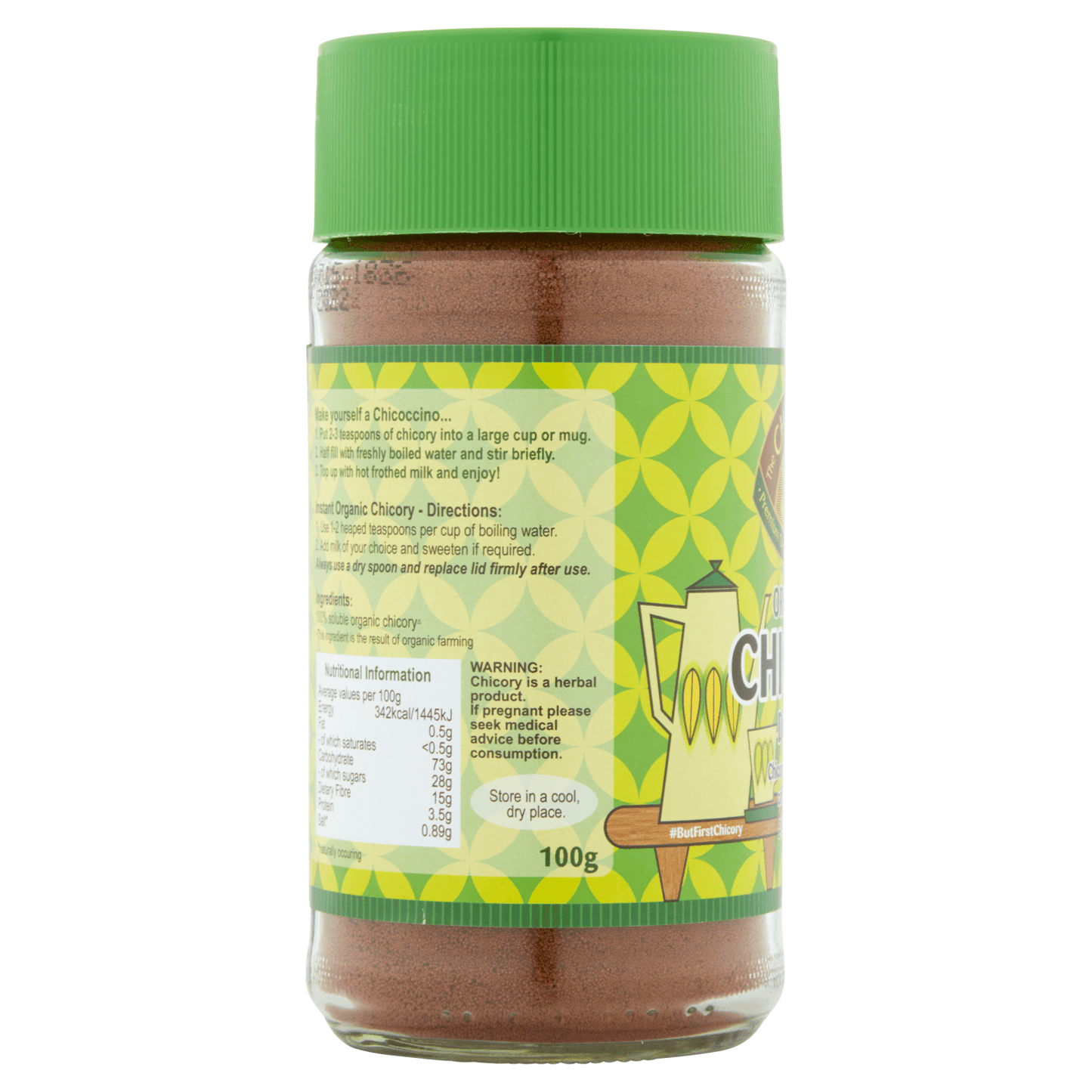 The Chicory Co. Organic Chicory Drink 100g - UK Food & Drink - 5013387432017