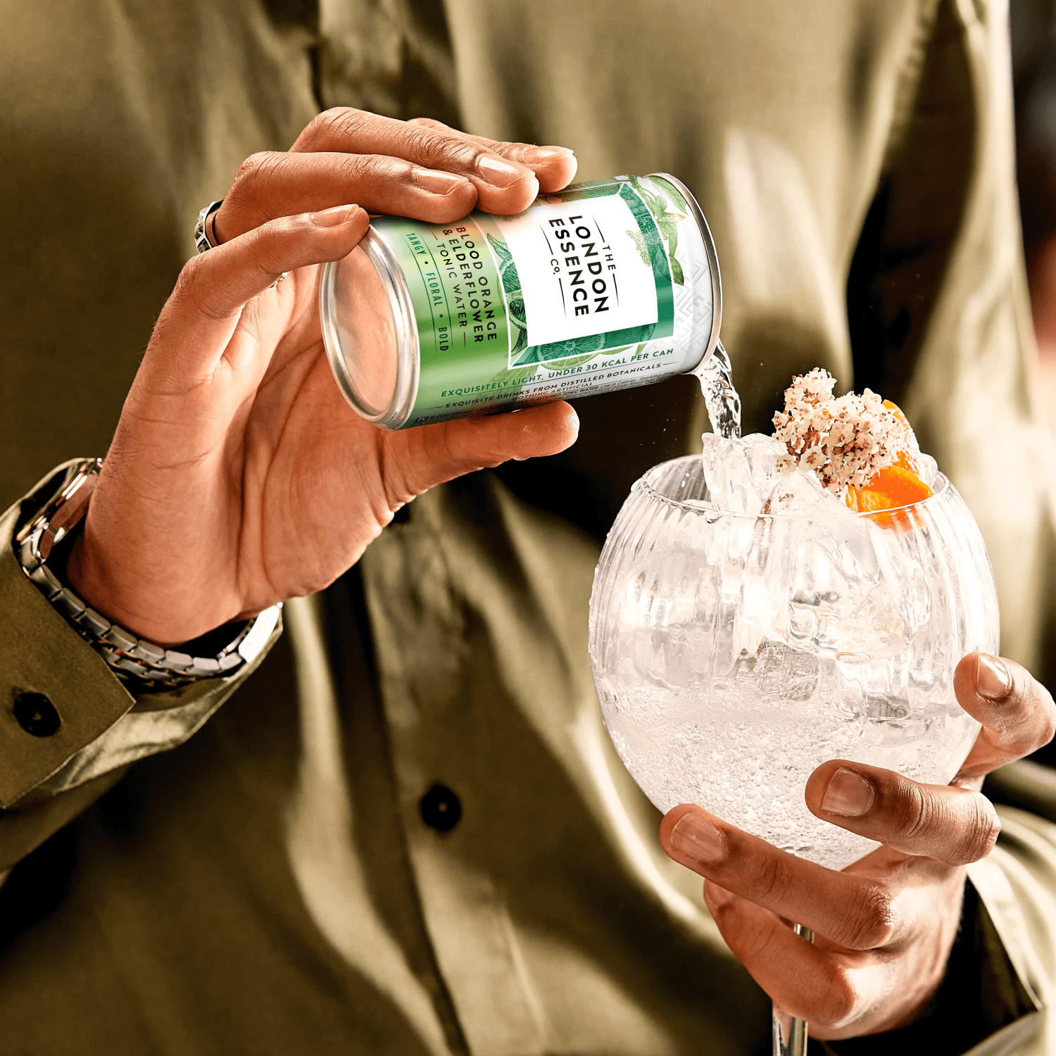 The London Essence Co. Blood Orange & Elderflower Tonic Water 6 x 150ml - UK Food & Drink - 5010102241114