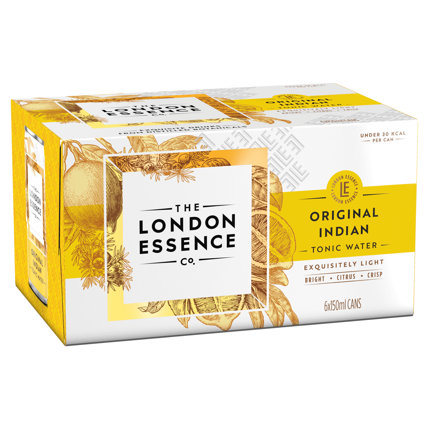 The London Essence Co. Original Indian Tonic Water 6 x 150ml - UK Food & Drink - 5010102242241