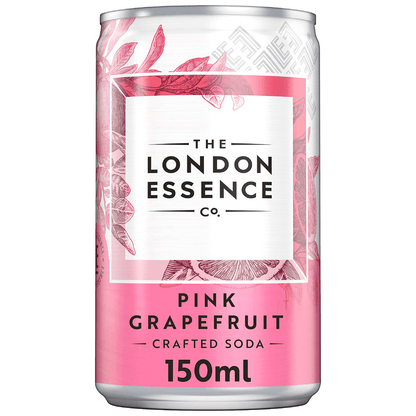 The London Essence Co. Pink Grapefruit Crafted Soda 6 x 150ml - UK Food & Drink - 5010102245365