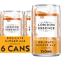 The London Essence Co. Sparkling Delicate Ginger Ale 6 x 150ml - UK Food & Drink - 5010102243842