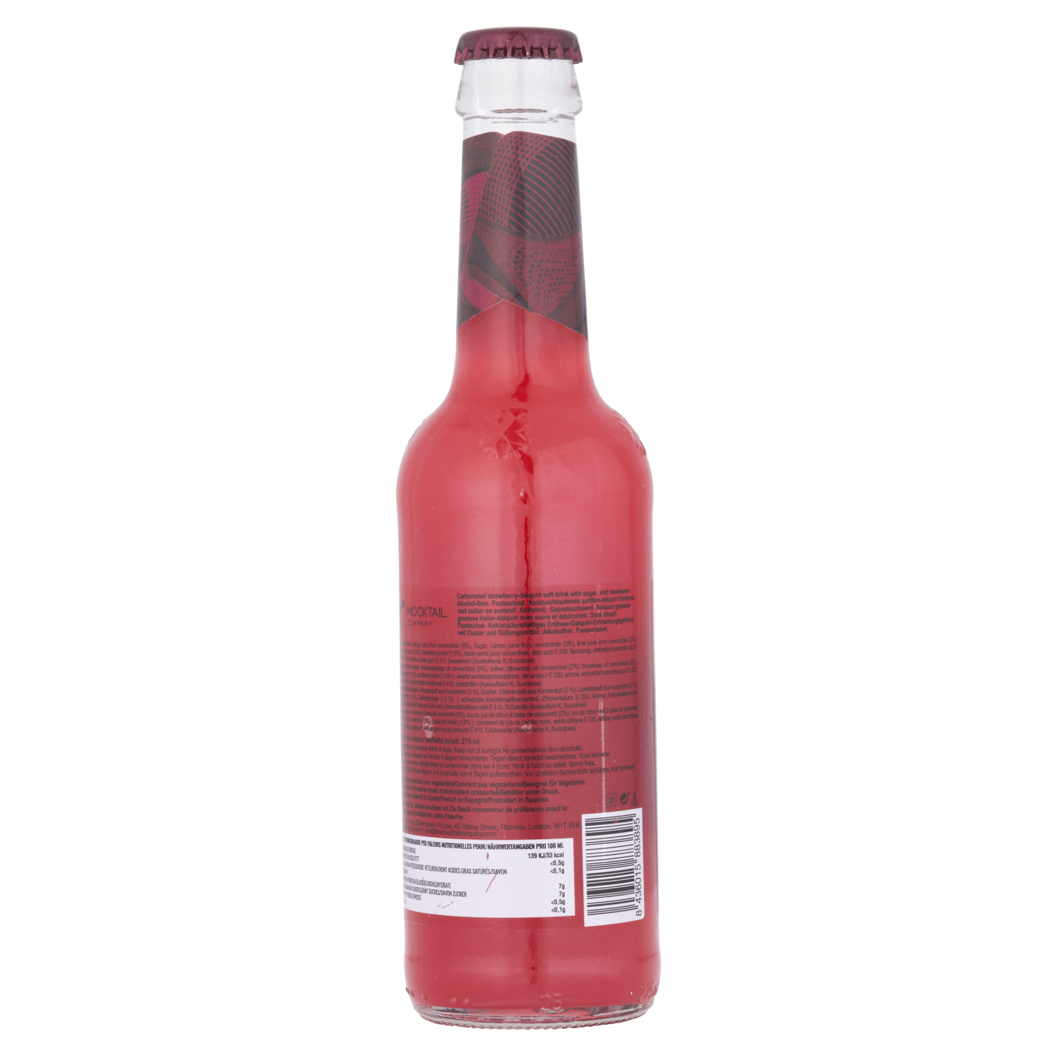 The Mocktail Company Strawberry Mockiri 275ml - UK Food & Drink - 8436015883895