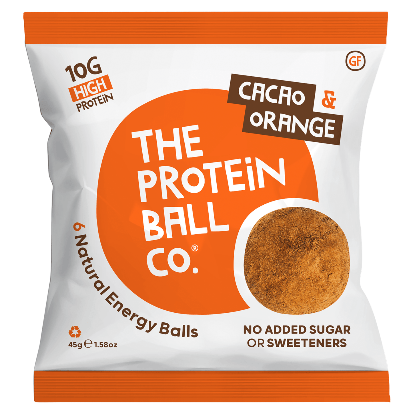 The Protein Ball Co Cacao & Orange Protein Balls - UK Food & Drink - 813047020043