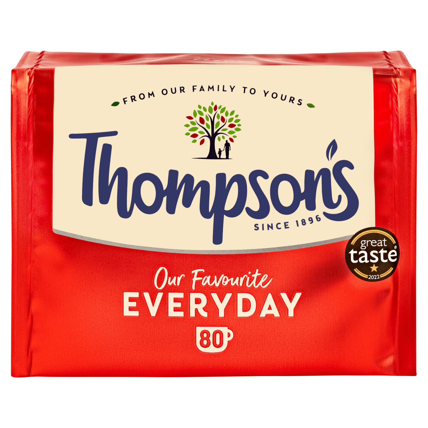 Thompson's Our Favourite Everyday 80 Tea Bags 250g - UK Food & Drink - 39745001904