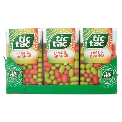 Tic Tac Lime & Orange 49g - UK Food & Drink - 4008400390529