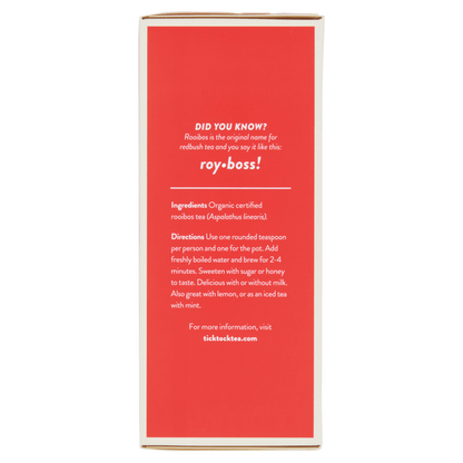 Tick Tock Loose Leaf Rooibos Organic Tea 100g - UK Food & Drink - 5032558003818