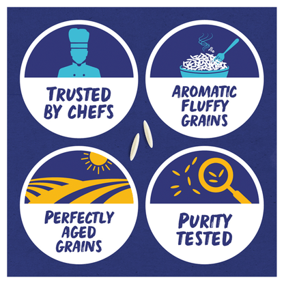 Tilda Boil in Bag Pure Basmati Rice 250g - UK Food & Drink - 5011157090313