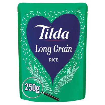 Tilda Classics Long Grain Rice 250g - UK Food & Drink - 5011157995472