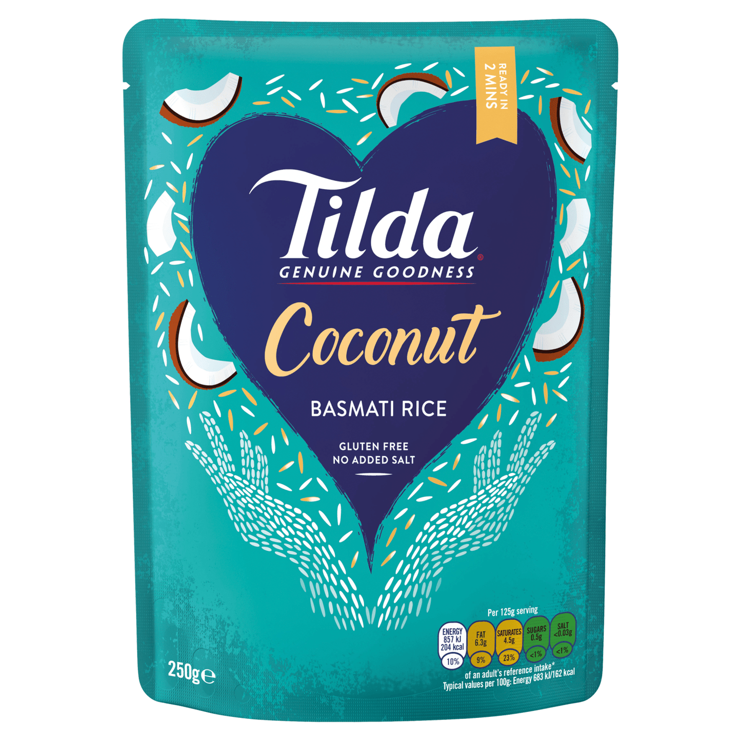 Tilda Coconut Basmati Rice 250g - UK Food & Drink - 5011157888316