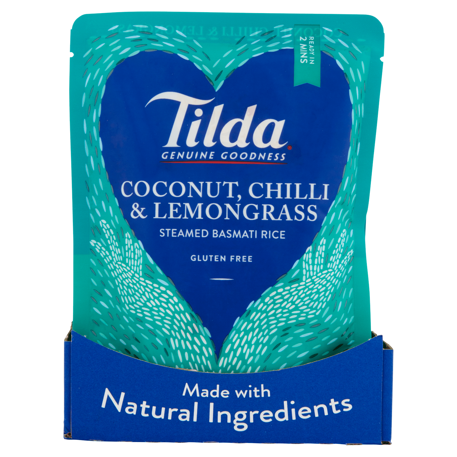 Tilda Coconut, Chilli & Lemongrass Basmati Rice 250g - UK Food & Drink - 5011157888224