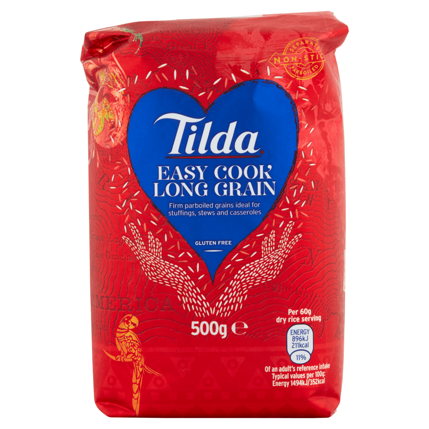 Tilda Easy Cook Long Grain 500g - UK Food & Drink - 5011157620114