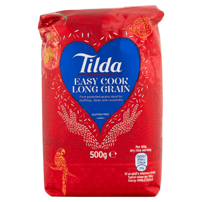 Tilda Easy Cook Long Grain 500g - UK Food & Drink - 5011157620114
