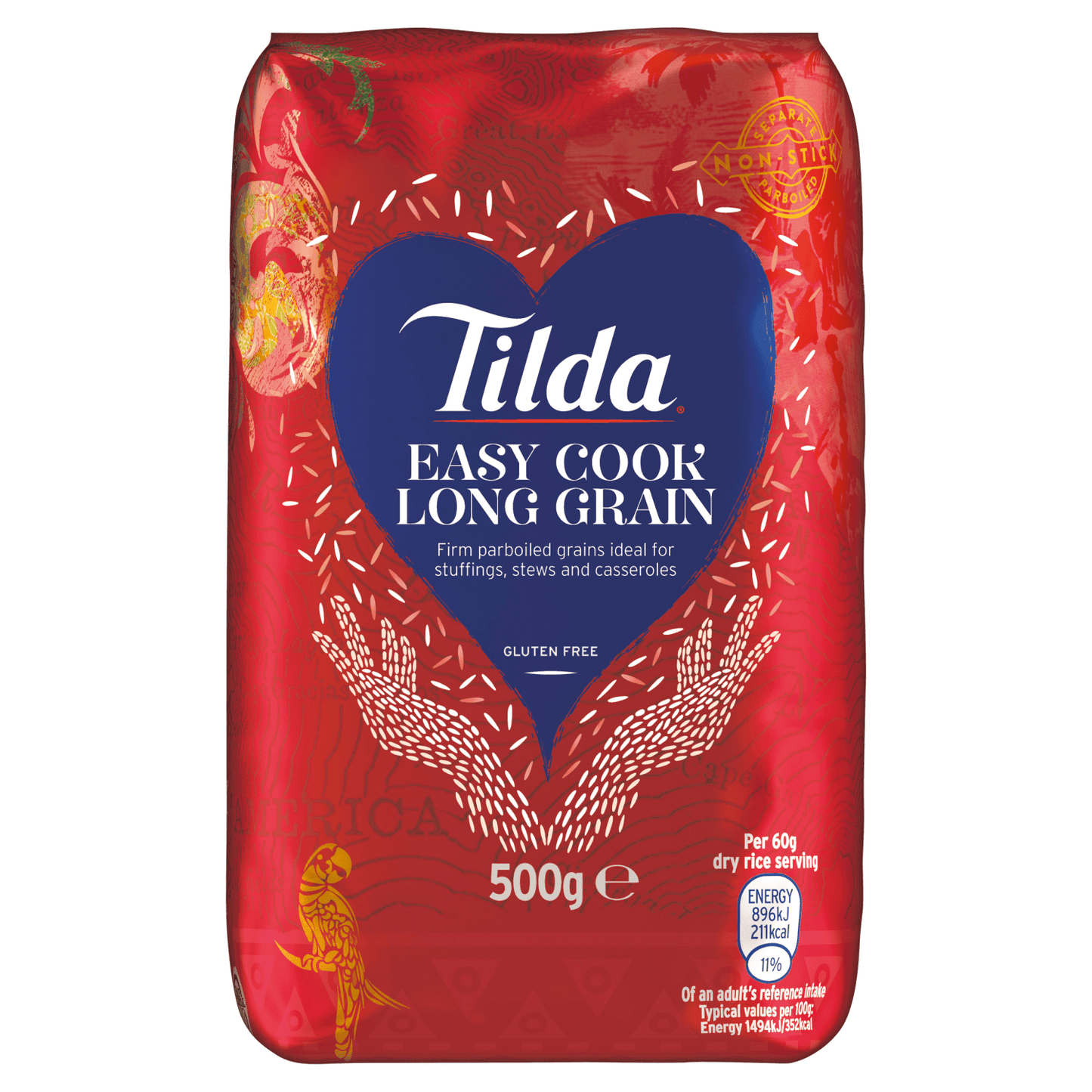 Tilda Easy Cook Long Grain 500g - UK Food & Drink - 5011157620114
