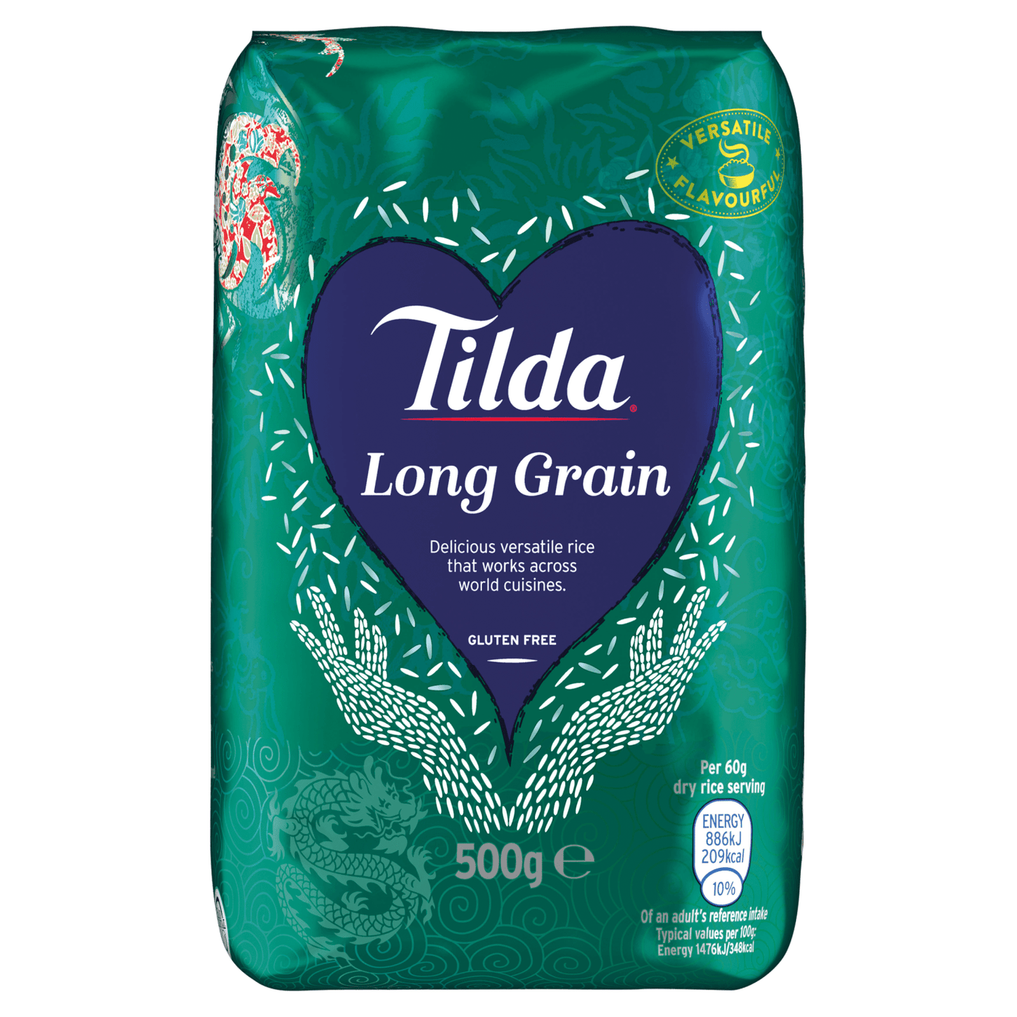 Tilda Long Grain 500g - UK Food & Drink - 5011157610115