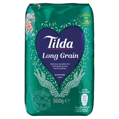 Tilda Long Grain 500g - UK Food & Drink - 5011157610115