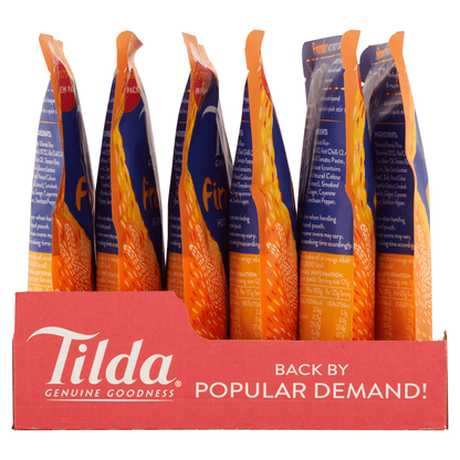 Tilda Microwave Hot Firecracker Basmati Rice 250g - UK Food & Drink - 5011157993645