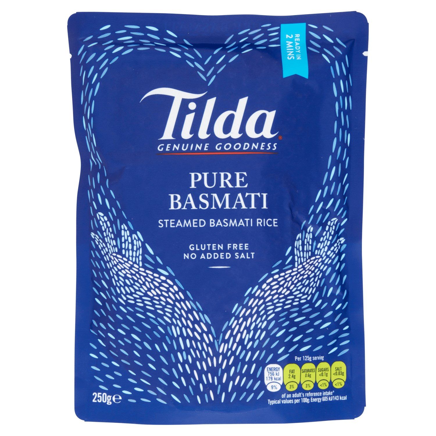 Tilda Pure Microwave Basmati Rice Classics 250g - UK Food & Drink - 5011157888101