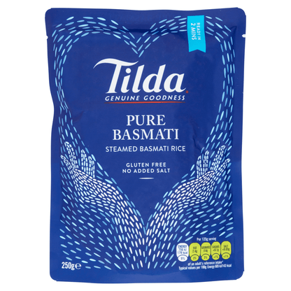Tilda Pure Microwave Basmati Rice Classics 250g - UK Food & Drink - 5011157888101