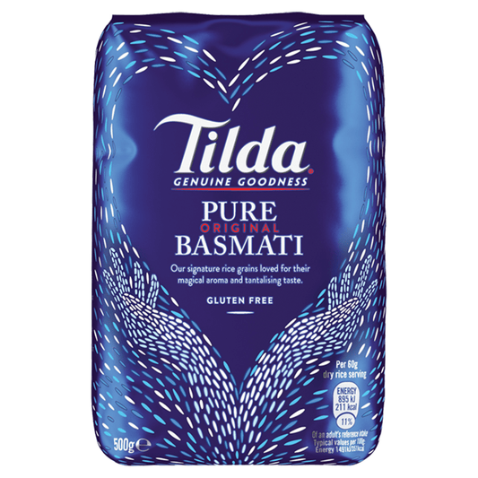 Tilda Pure Original Basmati 500g - UK Food & Drink - 5011157630113