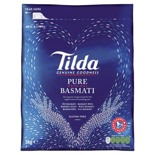 Tilda Pure Original Basmati Rice 5kg - UK Food & Drink - 5011157030401