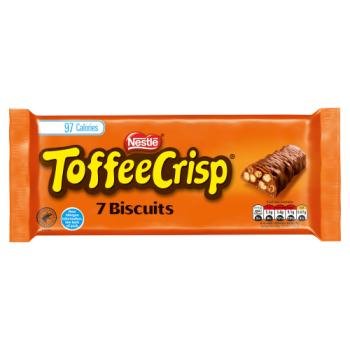 Toffee Crisp Biscuits 7 x 18.7g (130.9g) - UK Food & Drink - 8445290357304
