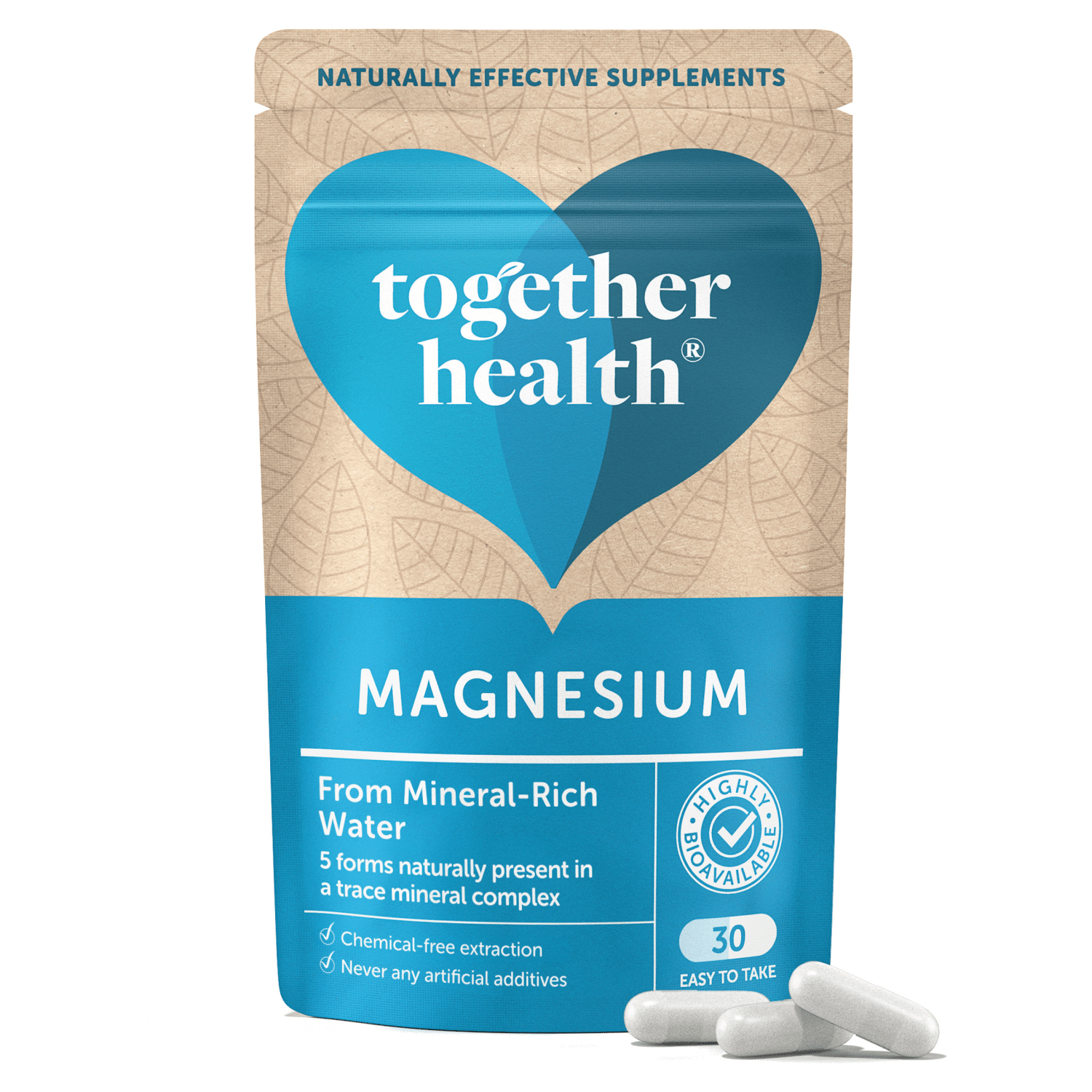 Together Health 30 Magnesium from Mineral - Rich Water - UK Food & Drink - 5060170530238