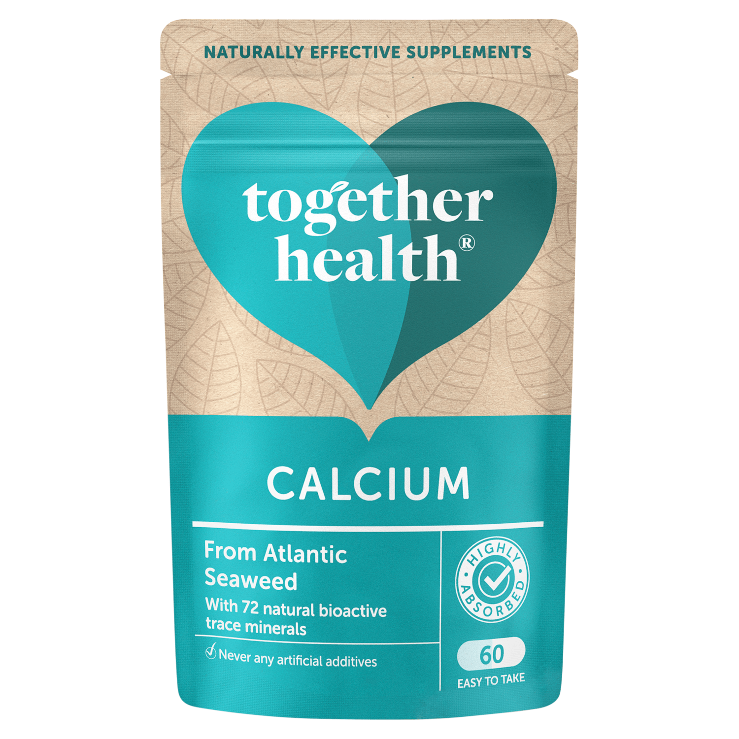 Together Health Supplement Calcium 60 Capsules - UK Food & Drink - 5060170530351
