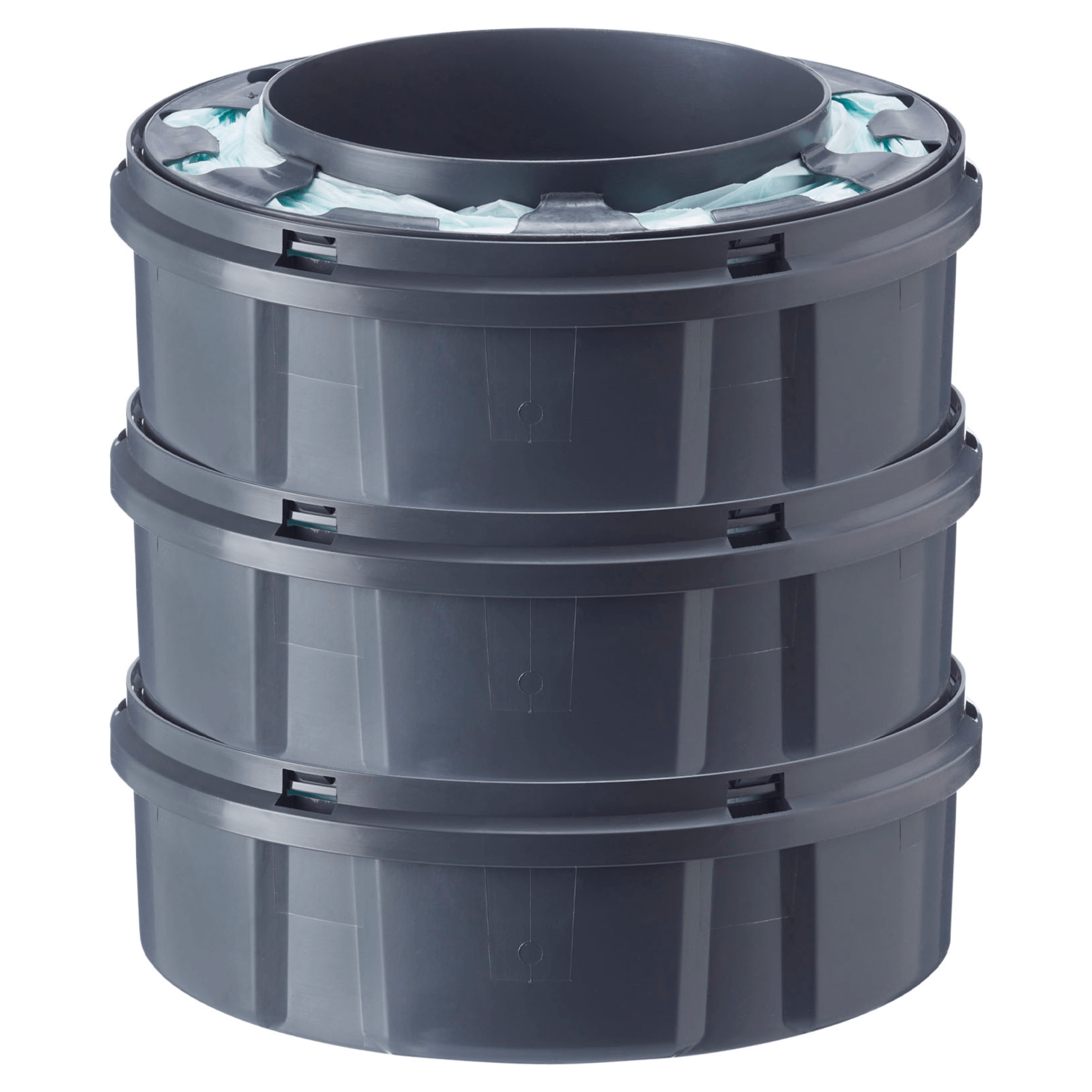 Tommee Tippee 3x Twist & Click Advanced Nappy Bin Refill Cassettes, GREENFILM - UK Food & Drink - 5010415510075