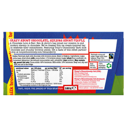 Tony's Chocolonely Chocolate Love A - Fair 180g - UK Food & Drink - 8719956498138