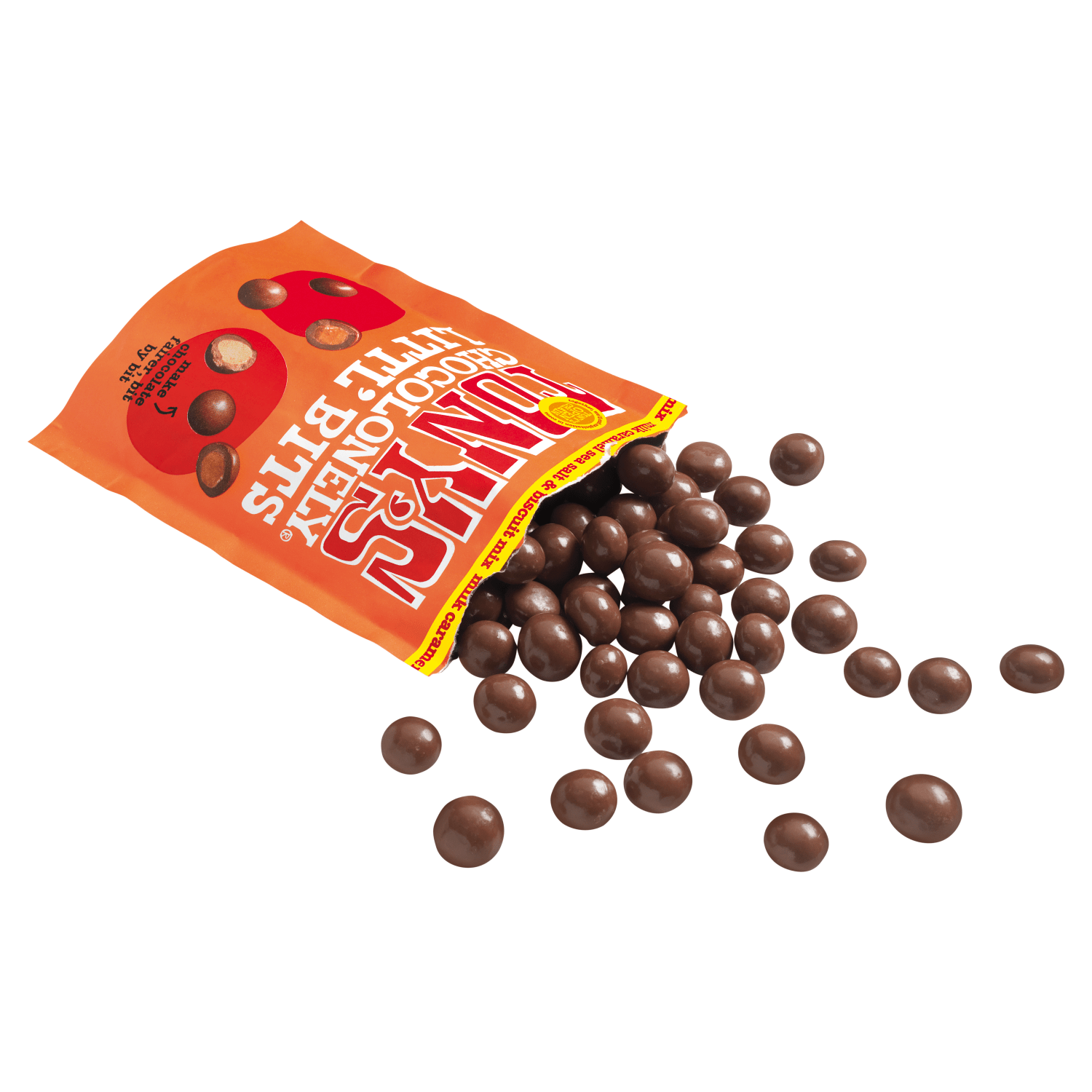 Tony's Chocolonely Littl' Bits Milk Caramel Sea Salt & Biscuit Mix 100g - UK Food & Drink - 8719956494437