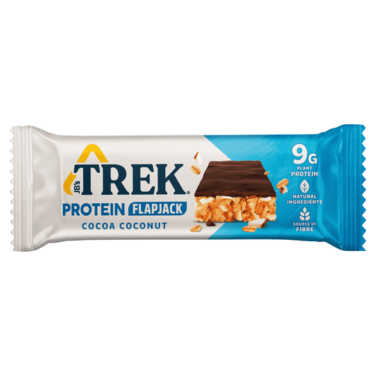 Trek Cocoa Coconut Protein Flapjack 50g - UK Food & Drink - 5060088702284