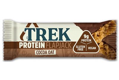 Trek Cocoa Oat Protein Flapjack 50g - UK Food & Drink - 5060088702307