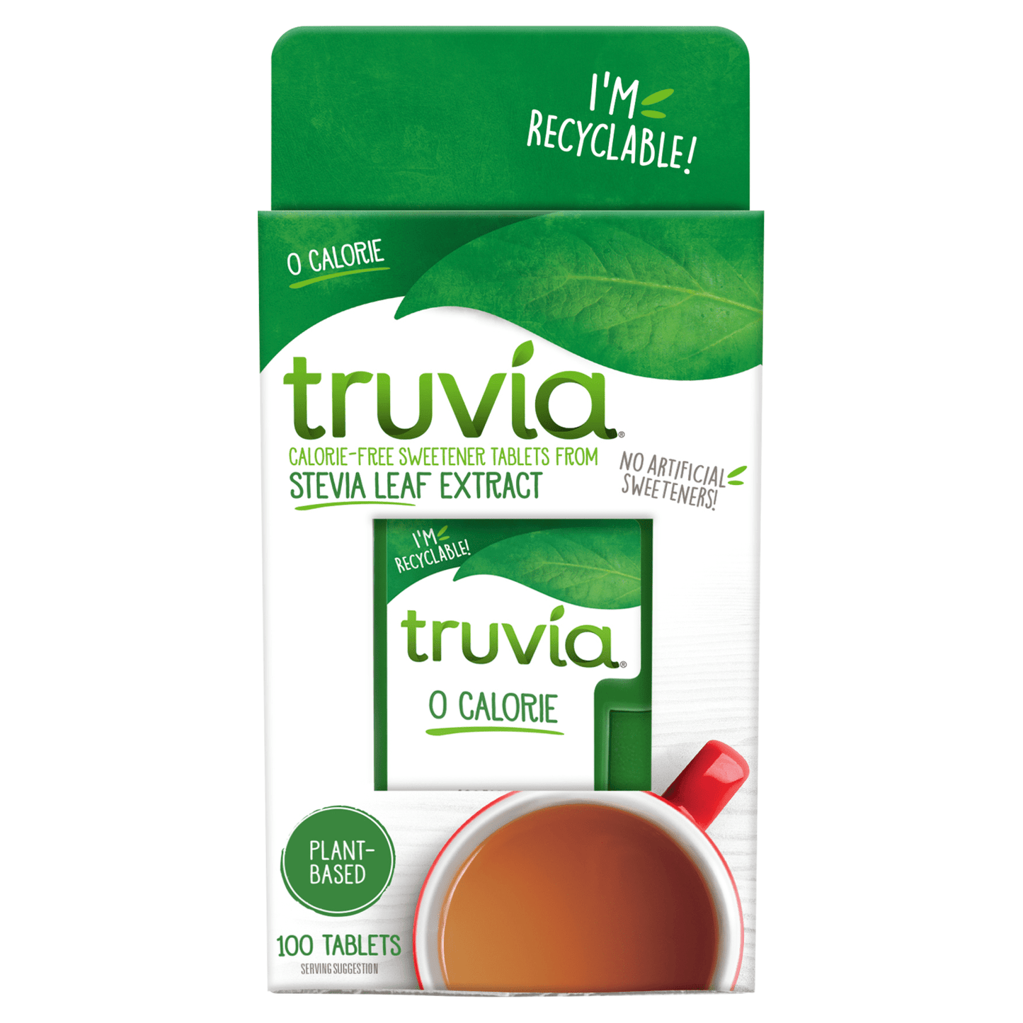 Truvia Calorie - Free Sweetener Tablets from Stevia Leaf Extract 100 Tablets 5g - UK Food & Drink - 5010067321555