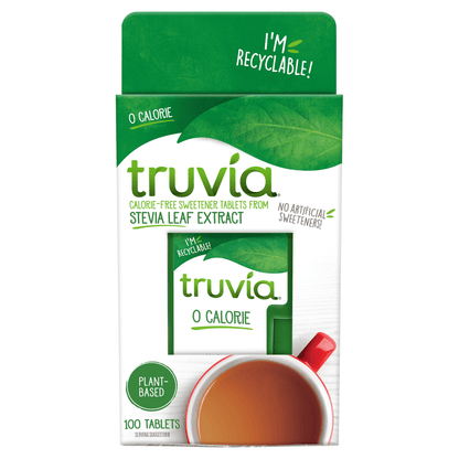 Truvia Calorie - Free Sweetener Tablets from Stevia Leaf Extract 100 Tablets 5g - UK Food & Drink - 5010067321555