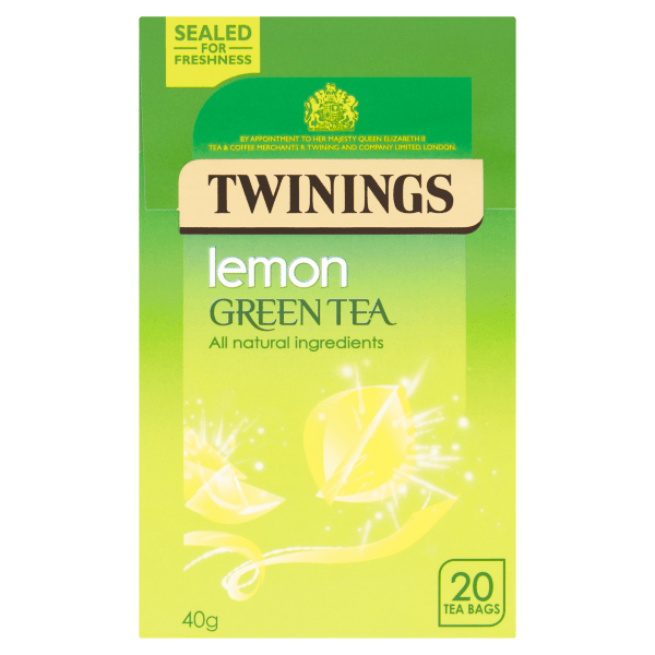 Twinings 20 Lemon Green Tea 40g - UK Food & Drink - 70177264574