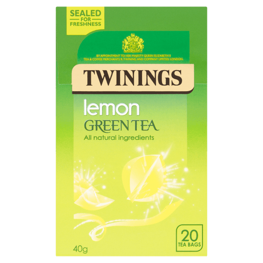 Twinings 20 Lemon Green Tea 40g - UK Food & Drink - 70177264574