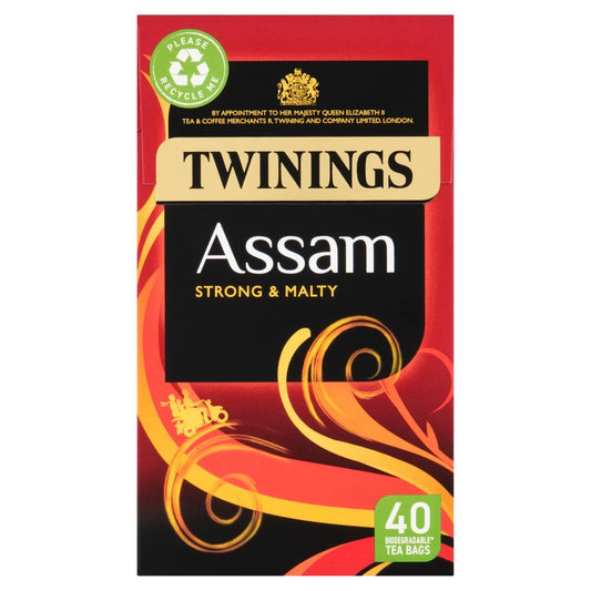 Twinings Assam 40 Tea Bags 100g - UK Food & Drink - 70177137755