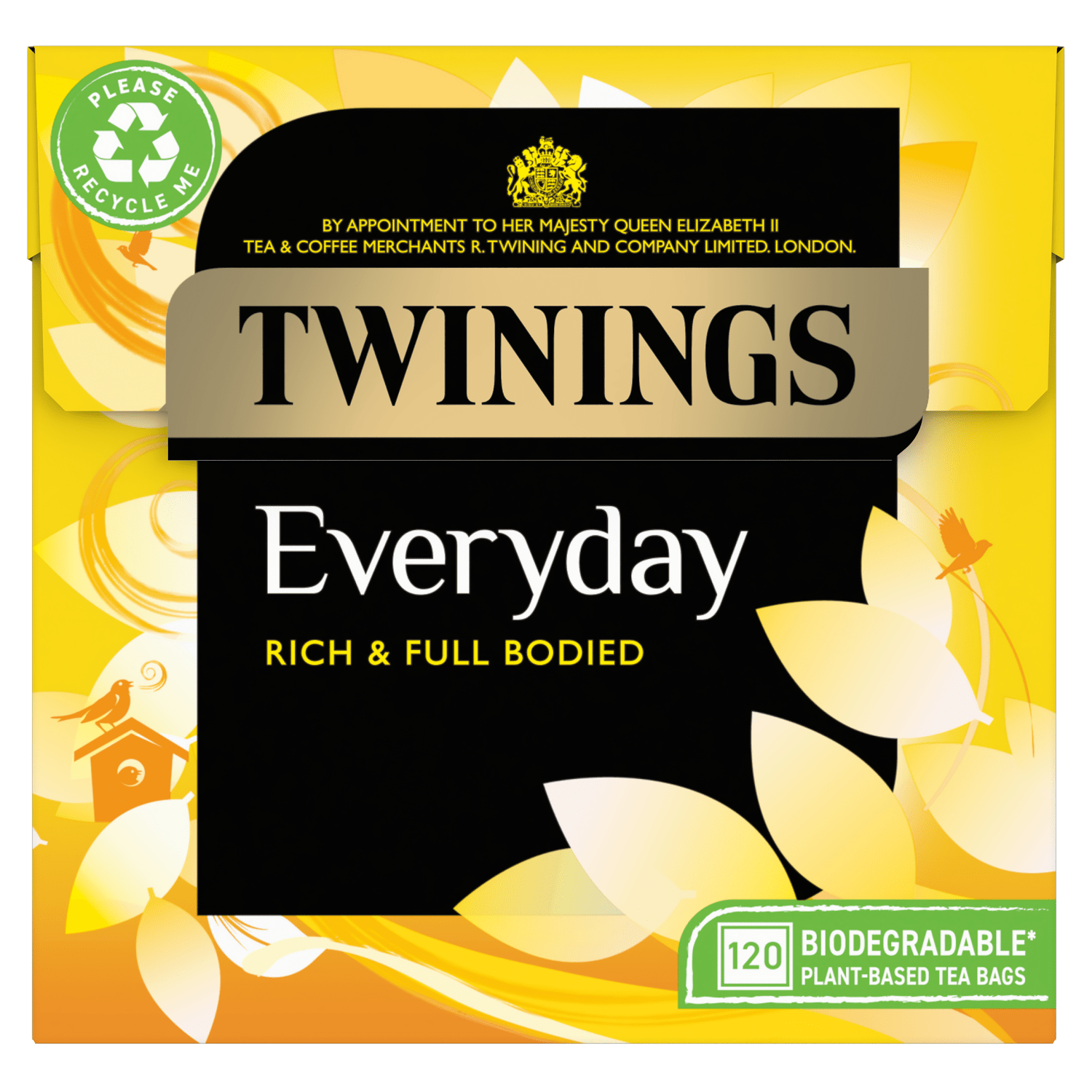 Twinings Everyday 120 Plant - Based Tea Bags 348g - UK Food & Drink - 70177231293