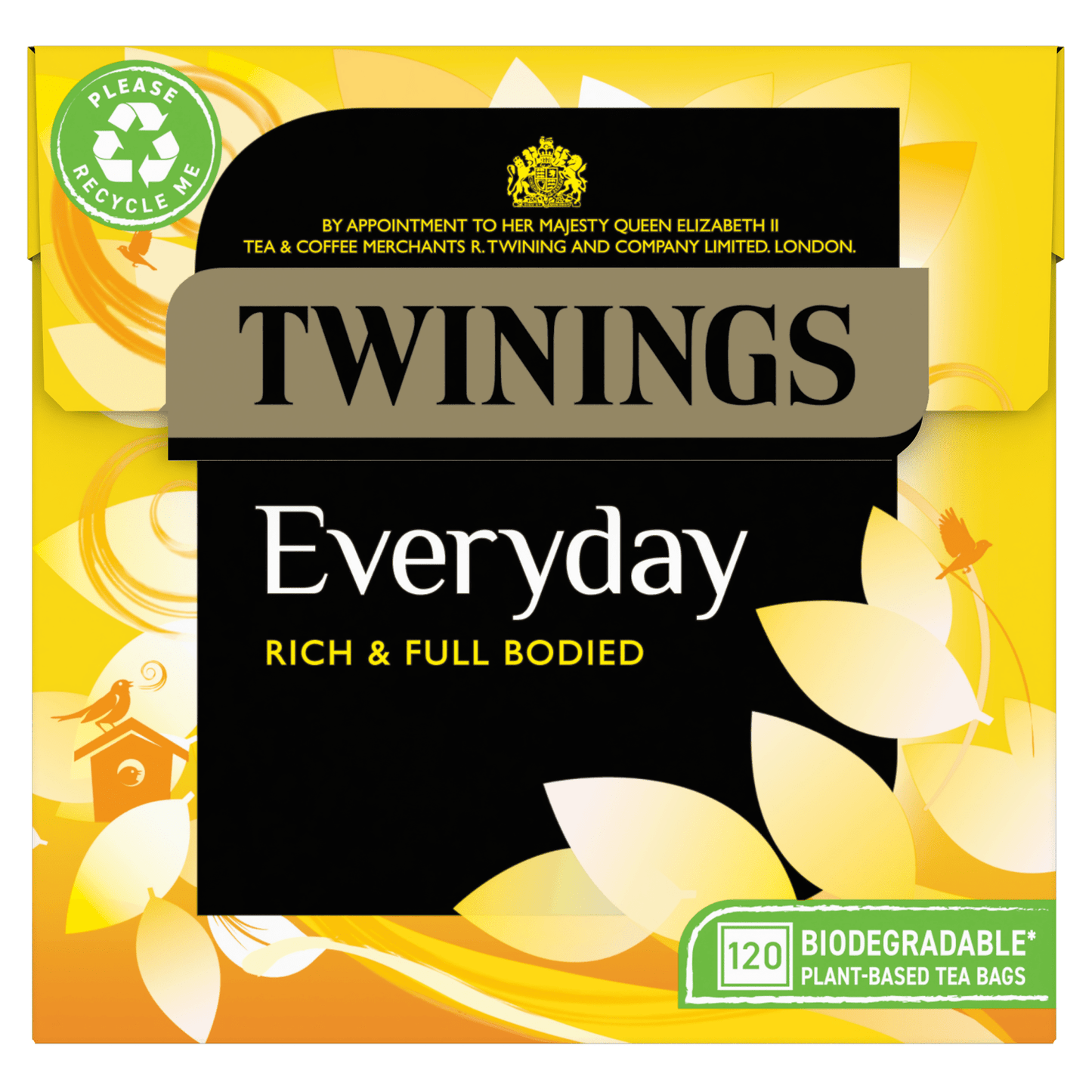 Twinings Everyday 120 Plant - Based Tea Bags 348g - UK Food & Drink - 70177231293