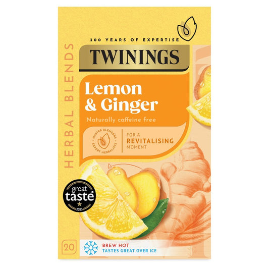 Twinings Lemon & Ginger 30g - UK Food & Drink - 70177075101