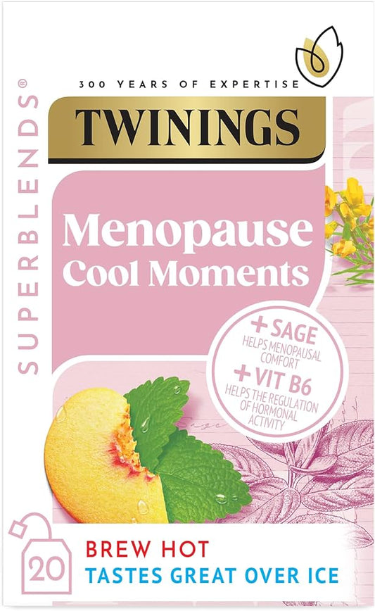 Twinings Superblends Menopause Cool Moments 20 Plant - Based Tea Bags 40g - UK Food & Drink - 70177231224