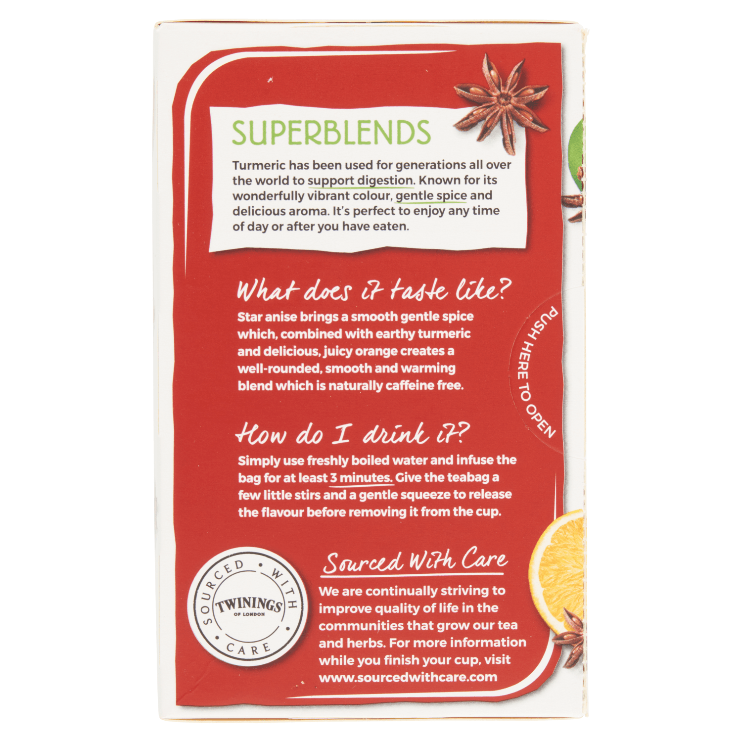 Twinings Superblends Turmeric 20 Biodegradable Plant Based Tea Bags 40g - UK Food & Drink - 70177178543