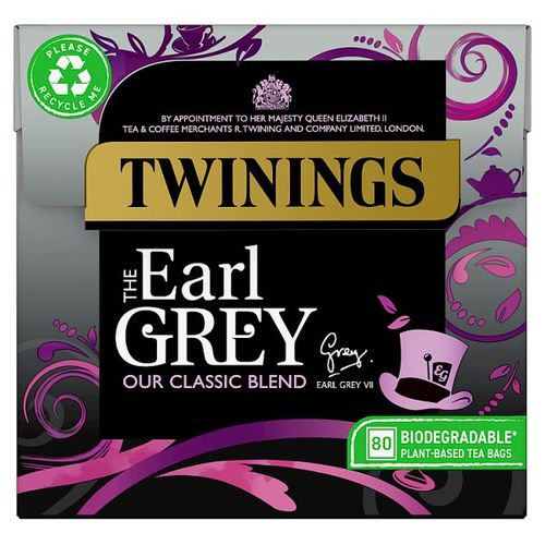 Twinings The Earl Grey 80 Tea Bags 200g - UK Food & Drink - 70177231347