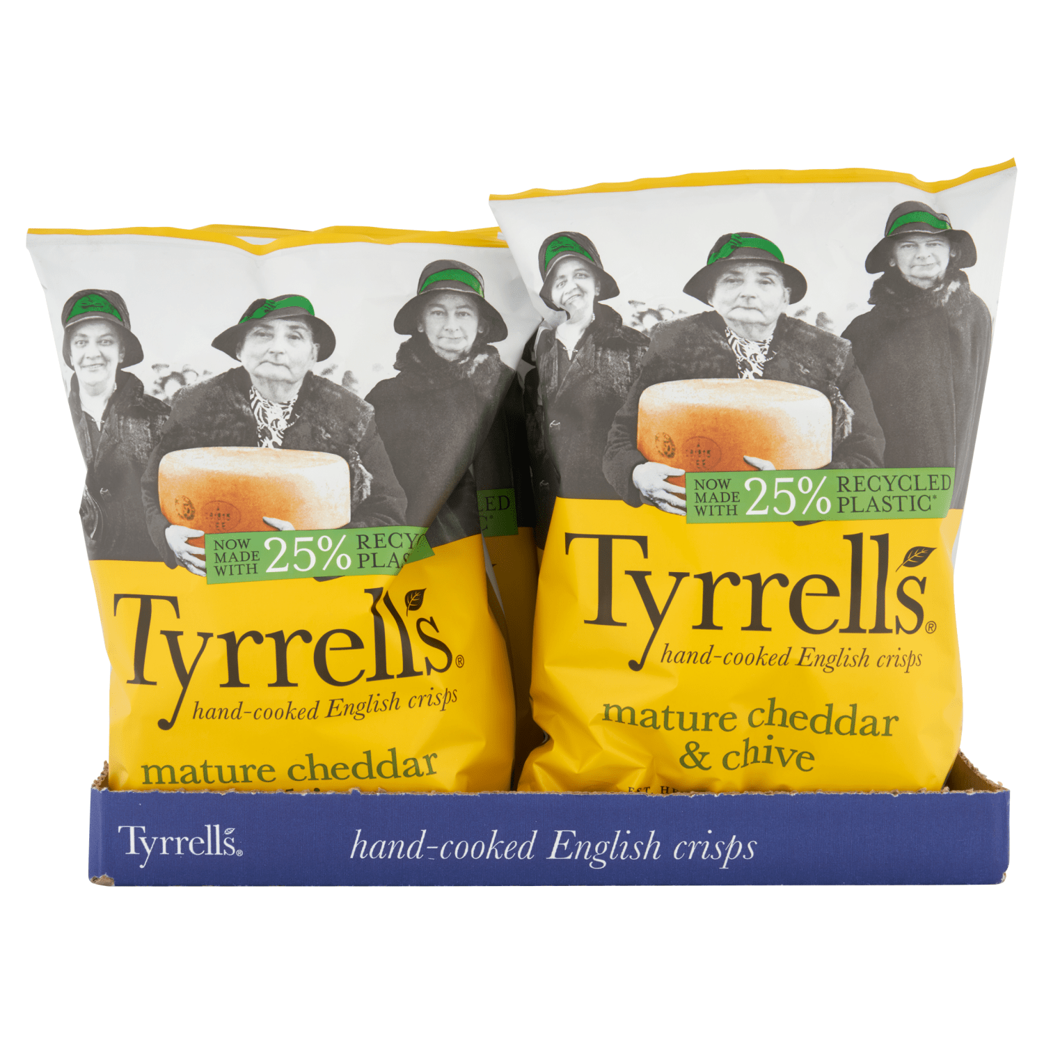 Tyrrells Mature Cheddar & Chive 150g - UK Food & Drink - 5060042641437