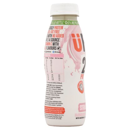 UFIT Strawberry Flavour High Protein Milkshake 330ml - UK Food & Drink - 5060317321767